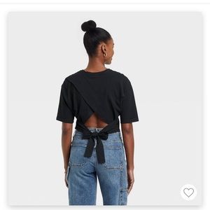 NWT Universal Thread Tie-Back Short Sleeve Tee